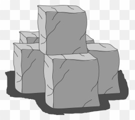 Free Stack Books Vectors - Hard Stone Clipart Emoji