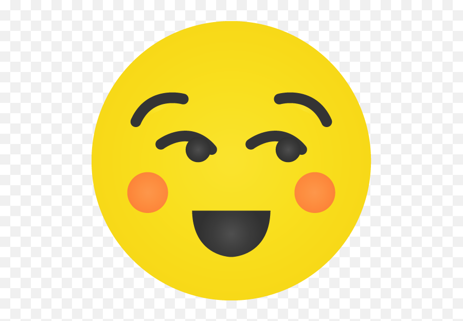 Smiley Jaune Emoji Content Happy Regard Look Image Animated Gif - Smiley Content Jaune,Look Emoji