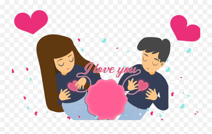 Him And Her Valentineu0027s Day Snapchat Filter Geofilter - Cartoon Emoji,Valentine Emojis