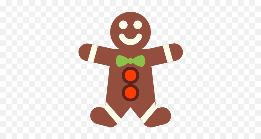 Gingerbread Man Icon - Free Download Png And Vector Holiday Baking Icons Emoji,Gingerbread Emoji