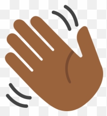Emoji U1f44b 1f3fe - Waving Hand Png Clipart Large Size Hand Wave Emoji Png,Glove Emoji