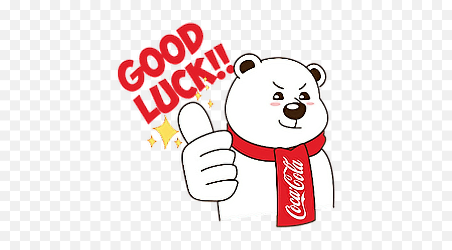 Cocacola Bear Goodlook Stickers - Clip Art Emoji,Coca Cola Emoji