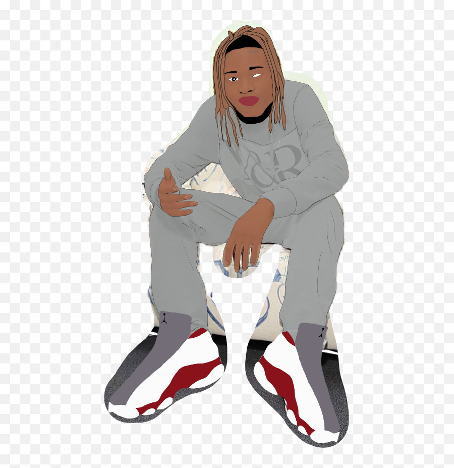 Fetty Wap Freetoedit - Sitting Emoji,Glo Gang Emojis App