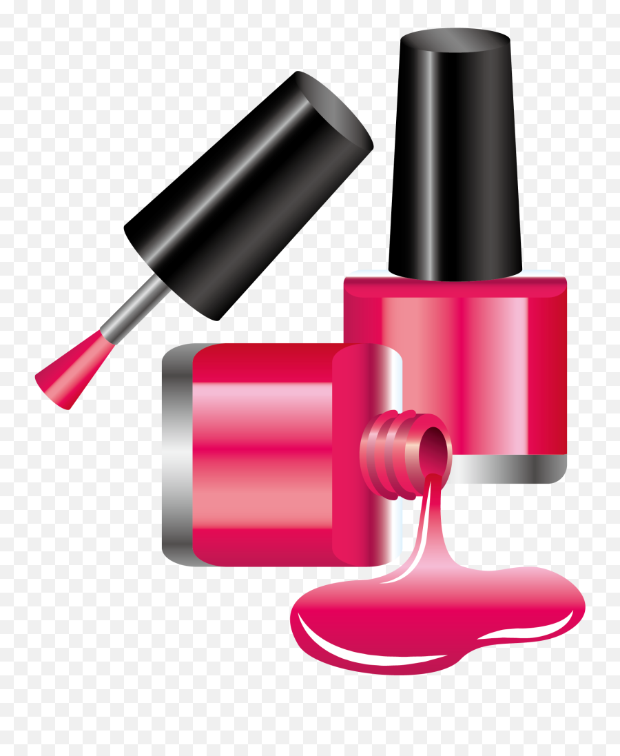 Cosmetics Nail Polish Manicure Pink - Png Image Esmalte Png Emoji,Nail  Polish Emoji Png - free transparent emoji 
