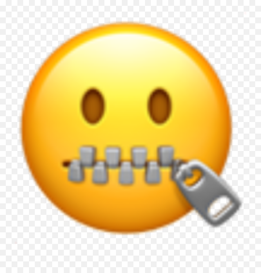 Emoji Emojis Iosemojis Iosemoji Ios Speechless Mouth - Zipped Mouth Emoji Apple,Speechless Emoji