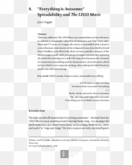 PDF 8 Everything is Awesome Spreadability and The LEGO - Document Emoji