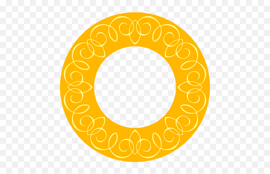 Telaio Rotondo Giallo - Yellow Round Frame Emoji,Sweat Drop Emoji