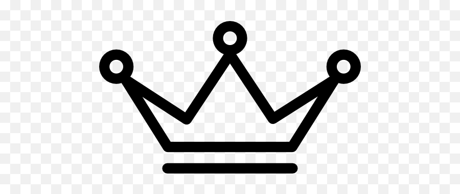 Royal Crown Outline Icons - Crown Black Outline Transparent Emoji,Emoji Outlines