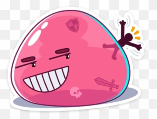Telegram Sticker 3 From Collection Slime - Happy Emoji,Emoji Slime