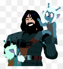 With Jack Saving Dog - Samurai Jack Help People Emoji,Headpat Emoji