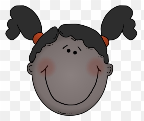 Free Joyful Happy Illustrations - Girl Face Clipart Emoji