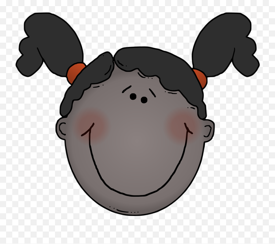 Free Joyful Happy Illustrations - Girl Face Clipart Emoji,Curious Emoji