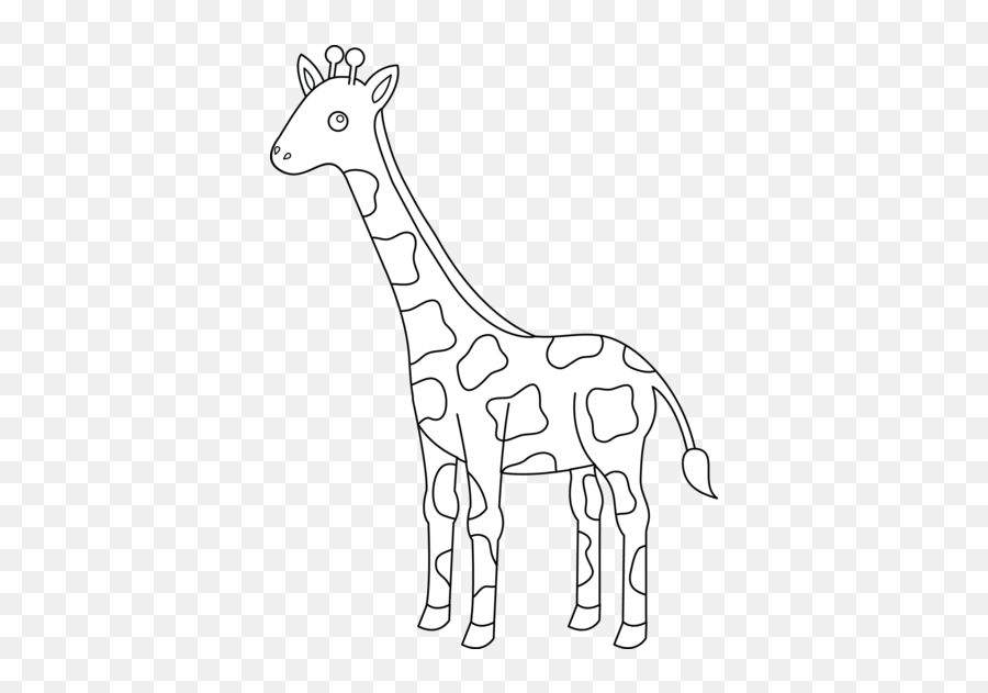 Free Outline Giraffe Cliparts Download Free Clip Art Free - Giraffe Coloring Pages Emoji,Giraffe Emoticon