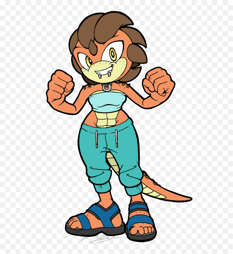 Tephra The Devil Lizard By Molochtdl - Sonic The Hedgehog Sonic Komodo Dragon Oc Emoji,Sonic The Hedgehog Emoji