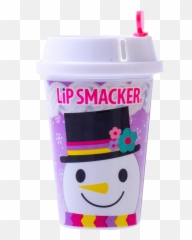 Lip Smacker Holiday Beverage Cup - Snowman Cocoaccino Drink Lid Emoji,Latte Emoji