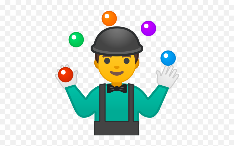 Person Juggling Emoji - Android Juggling Emoji,Juggling Emoji