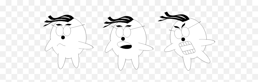 Cartoon Characters In Vector Format - Cartoon Emotions Emoji,Symbols For Emotions