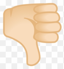Thumbs Down Light Skin Tone Free - Mano Hacia Abajo Emoji,Emoji Light