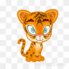 How To Draw A Tiger Cub - Siberian Tiger Emoji,Turtle Skull Emoji Pop