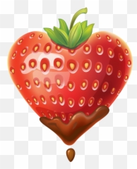 Strawberry Dipped In Chocolate - Strawberry Bite Emoji,Strawberry Emoji