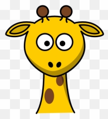 Giraffe Face Clipart - Giraffe Head Clip Art Emoji,Giraffe Emoji