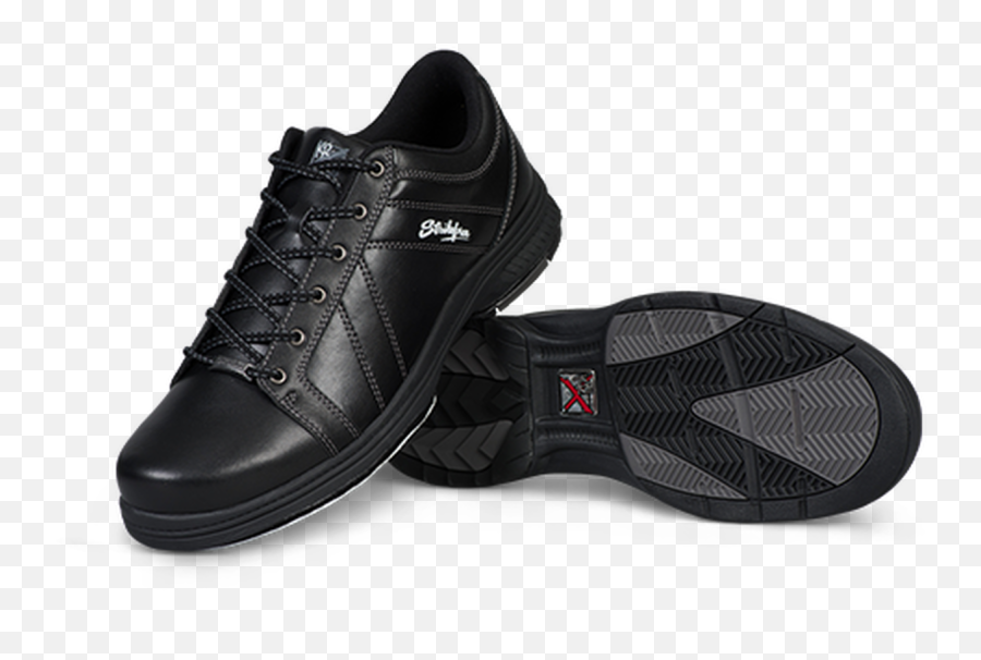 Kr Strikeforce Legend Menu0027s Bowling Shoes Black Leather Right Handed - Black Bowling Ball Shoes Women Emoji,Emoji Light Up Shoes