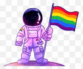 Pin - Clipart Transparent Background Astronaut Emoji,Bisexual Flag Emoji