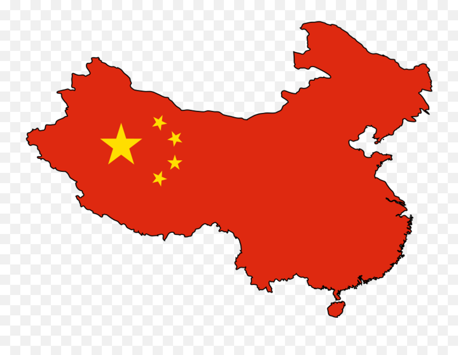 China Flag Map Wallpaper - Map China Clipart Emoji,Chinese Emoji Meaning