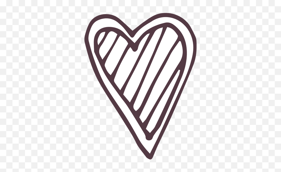 Heart Hand Drawn Icon 49 - Transparent Png U0026 Svg Vector File Png Coração Desenhado Emoji,Heart With Ribbon Emoji