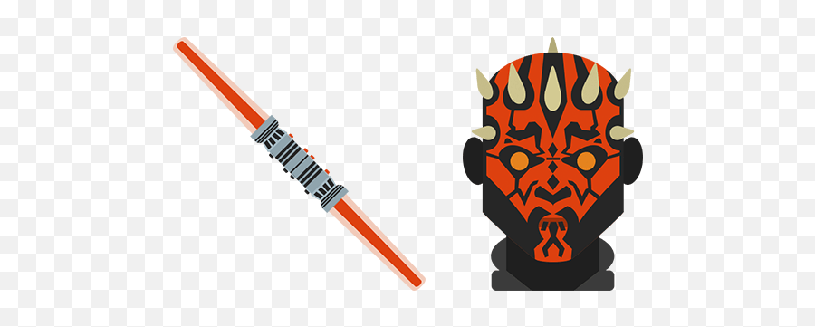 New Packs - 43 Custom Cursor Browser Extension Illustration Emoji,Lightsaber Emoticon