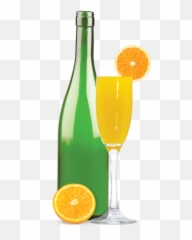 Mimosa And Champagne Png Clipart - Mimosa Clipart Emoji,Mimosa Emoji