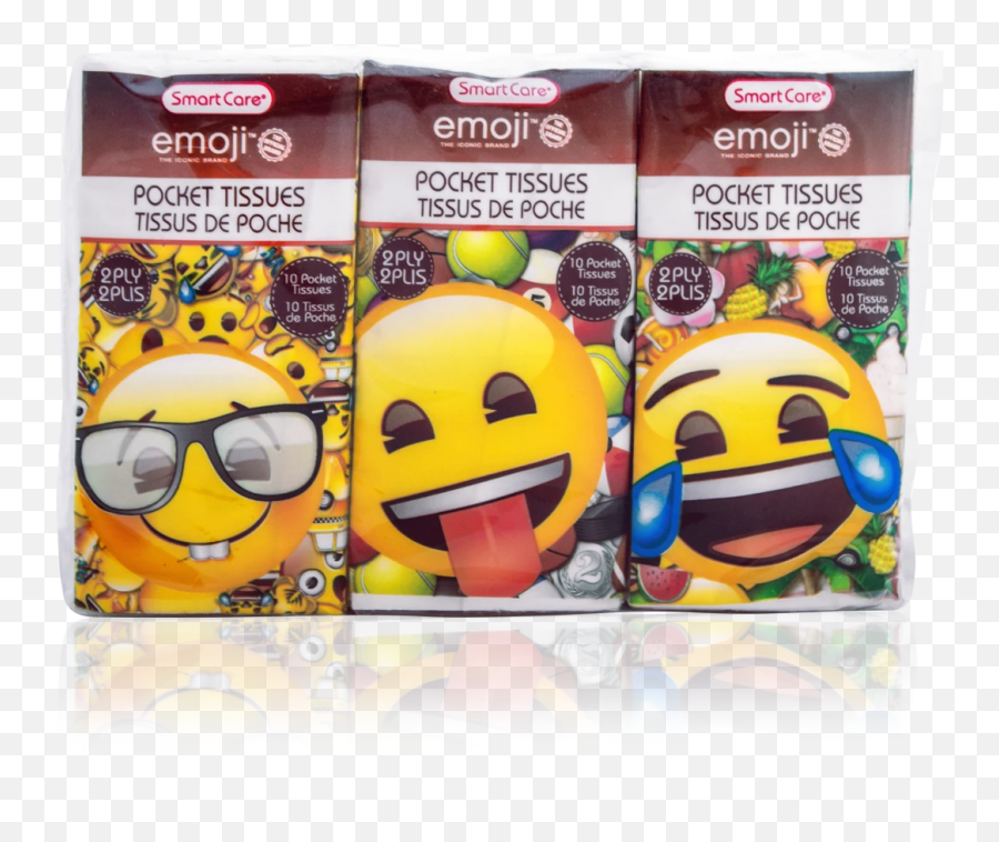 Smart Care Emoji Pocket Facial Tissues 6 Pack - Smiley,Emoji Png Pack