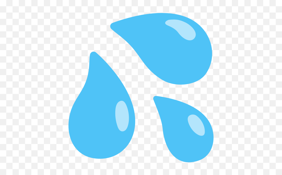 Sweat Droplets Emoji - Gotas Emoji,Avocado Emoji