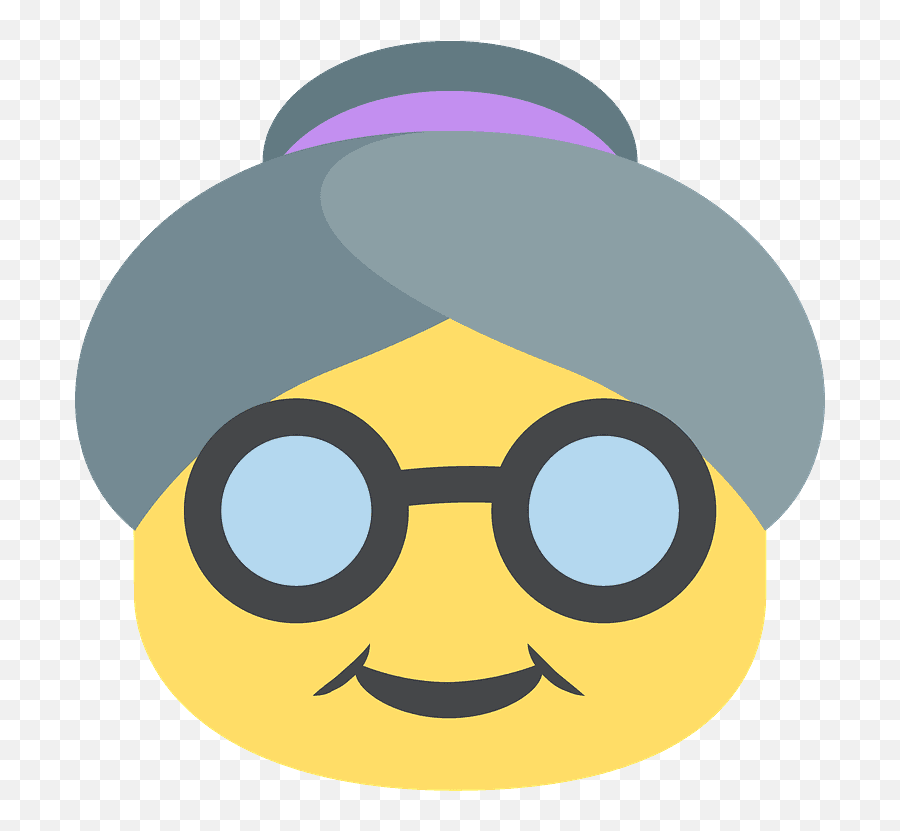 Old Woman Emoji Clipart Free Download Transparent Png - Old People Emoji,Free Adult Emojis