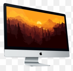 Firewatch wallpaper for iPhone and desktop - Computer Monitor Emoji