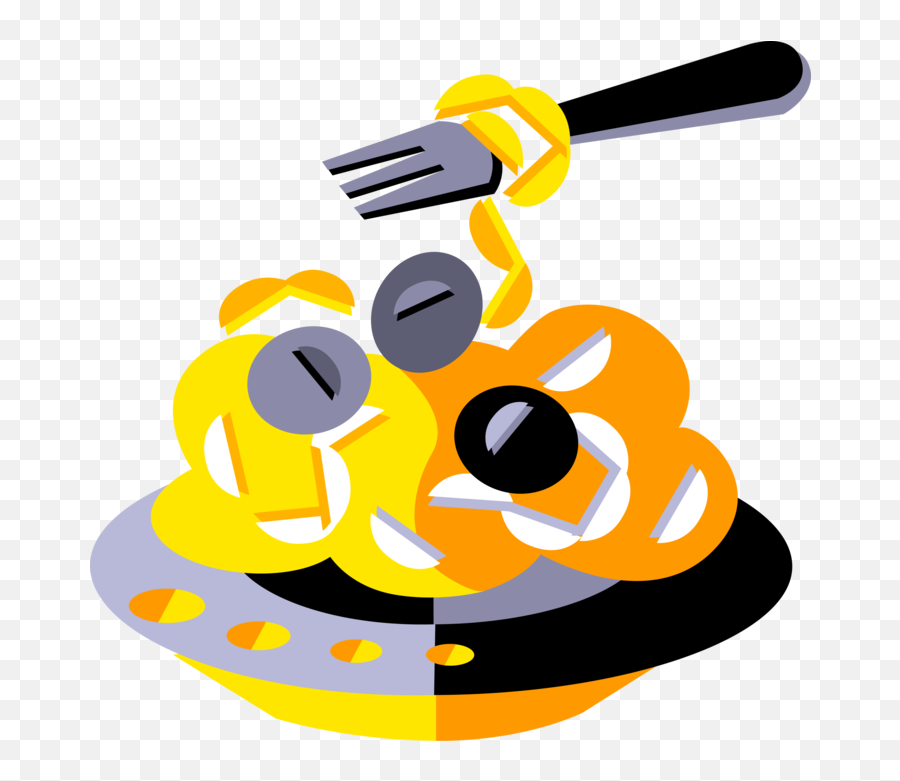 Vector Illustration Of Italian Cuisine Spaghetti Pasta - Spaghetti Emoji,Italian Emojis