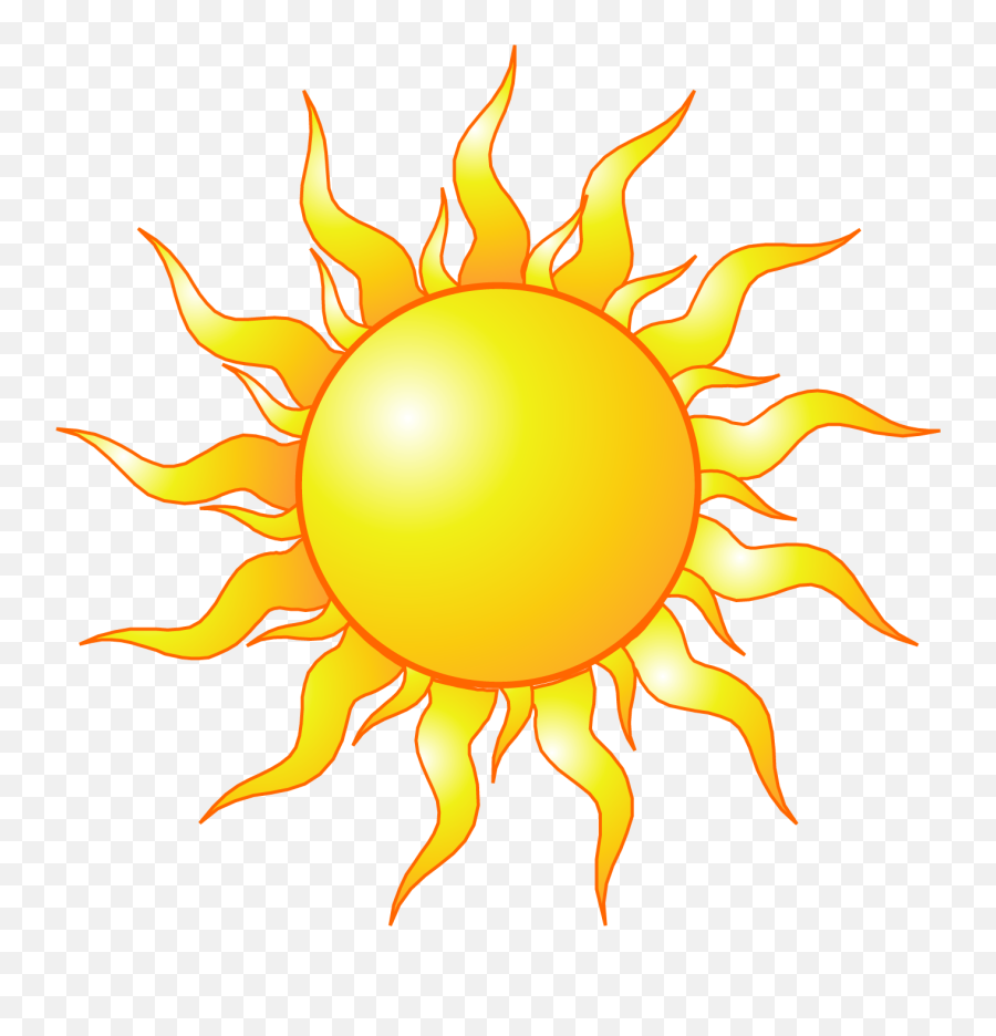 Animation Sunlight Clip Art - Sun Png Png Download 1348 Transparent Background Sun Clipart Emoji,Facebook Sun Emoji