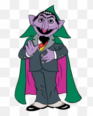 Count Dracula Png Free Files - Sesame Street The Cartoon Emoji