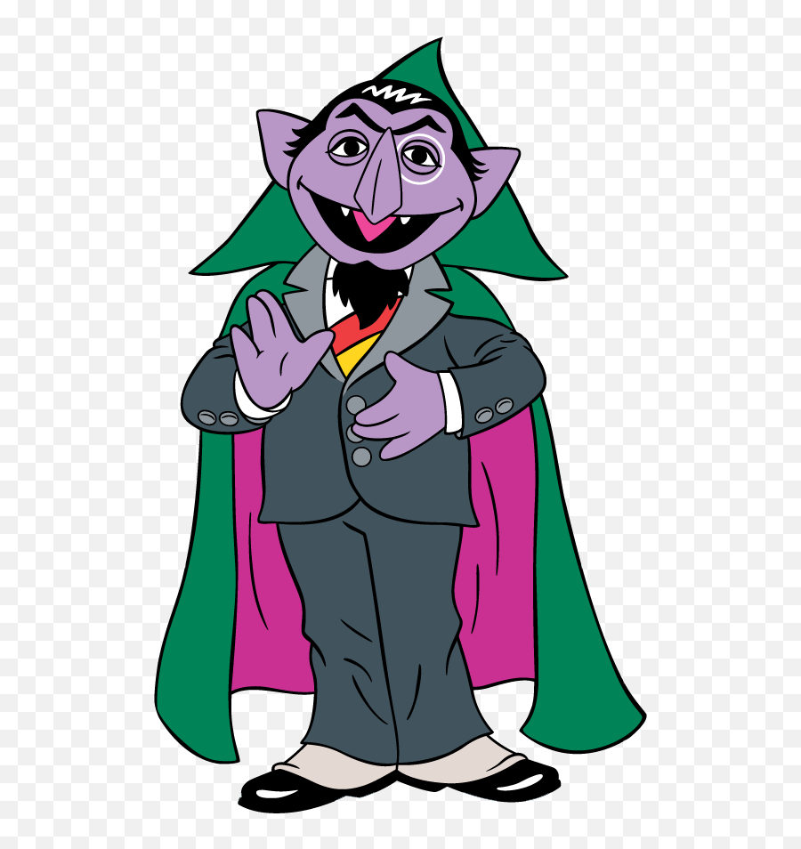 Count Dracula Png Free Png Files - Sesame Street The Count Cartoon Emoji,Dracula Emoji