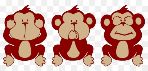 See No Evil Clipart - Hear No Evil See No Evil Speak No Evil Clip Art Emoji,See No Evil Emoji