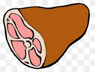 Ham Food Pork Meal Meat - Clipart Emoji