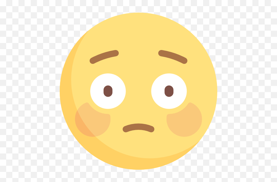 Surprised - Circle Emoji,Shocked Face Emoticon