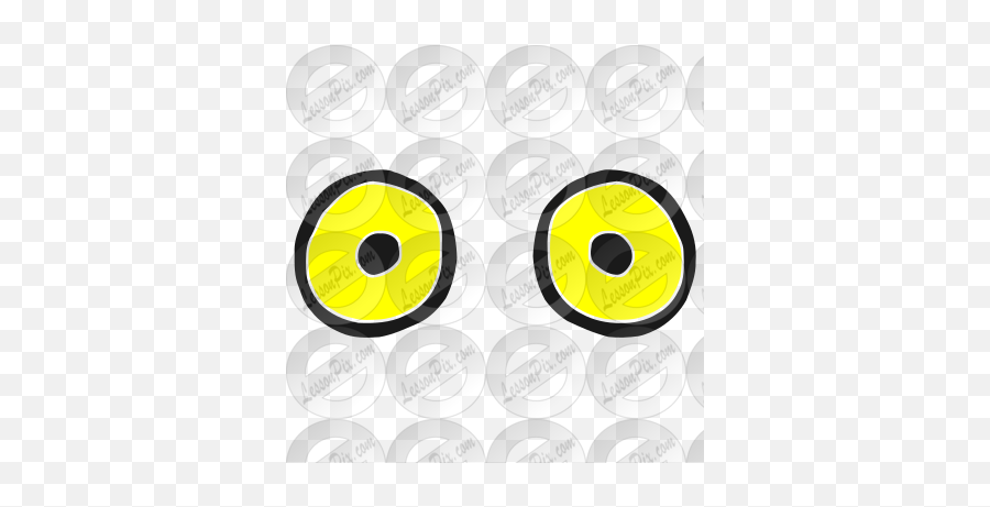 Monster Eyes Stencil For Classroom - Circle Emoji,Emoticon Oo
