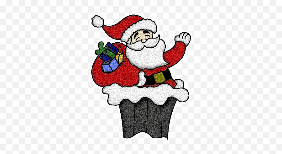 Animated Santa Claus Images Download - Christmas Santa Claus Animated Emoji,Santa Sleigh Emoji