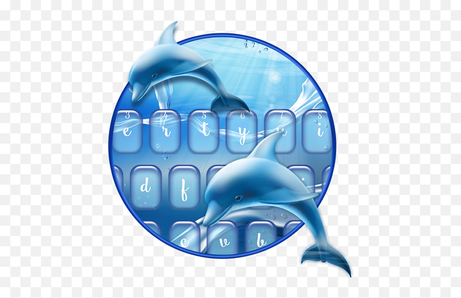 Cute Ocean Dolphin Keyboard - Clip Art Emoji,Dolphin Emoji Android
