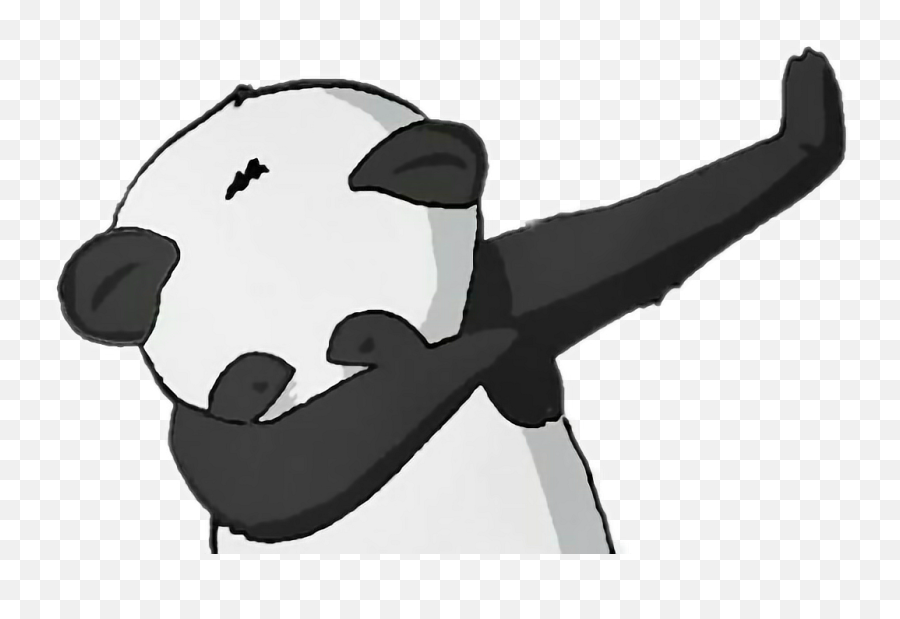 Panda Clipart Dabbing Panda Dabbing - Dabbing Panda Transparent Background Emoji,Dab Emoji Png