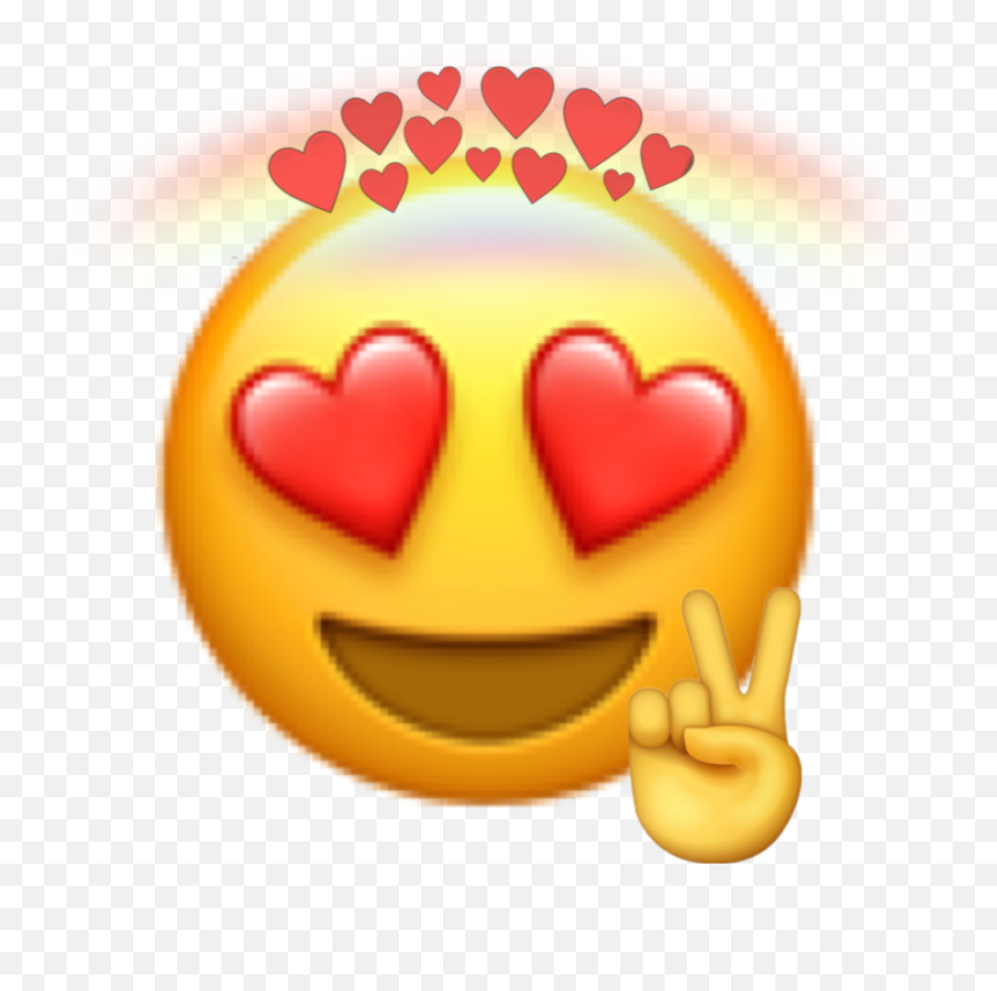 Emoji Heart Love Lovely Ranbow Yes - New Heart Eyes Emoji,Yes Emoji