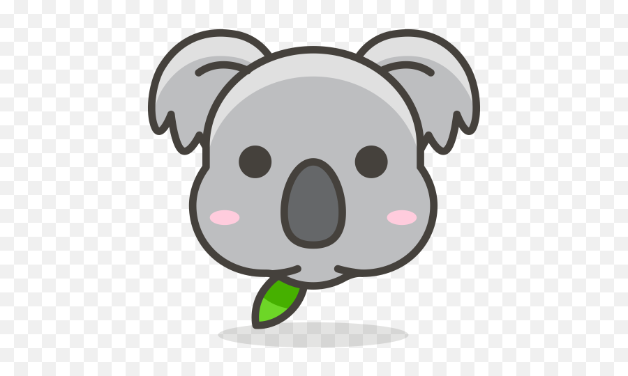Animal Emoji Icon Of Colored Outline Style - Available In Koala Icon Vector Png,Hippo Emoji