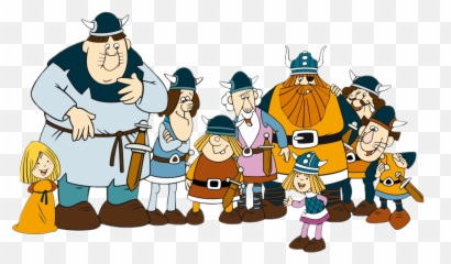 Vikings Ylvie Fax Tjure Snorre Urobe Halvar Wickie Wick - Faxe Wicki Und Die Starken Männer Emoji,Fax Emoji