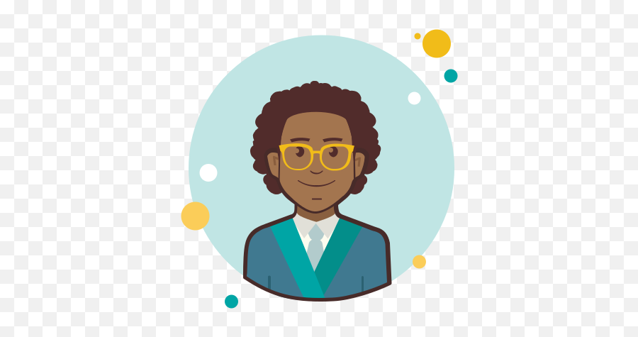 Business Man In Yellow Glasses Icon - Icon Emoji,Businessman Emoji